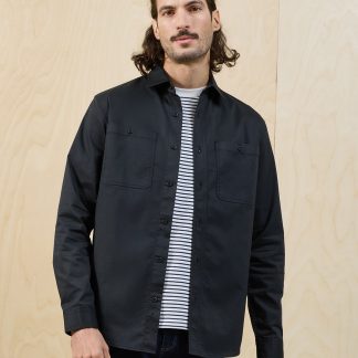 ‘Utility 2.0’ service shirt in Stay Black - North Print Workwear