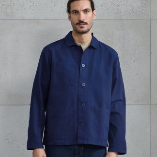 ‘Utility 2.0’ chore jacket in Stay Black - North Print Workwear
