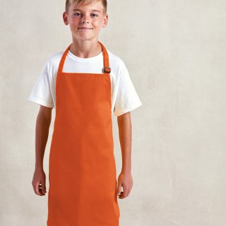 Kids bib apron in Black - North Print Workwear