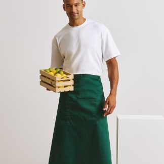 Colours bar apron in Aqua - North Print Workwear