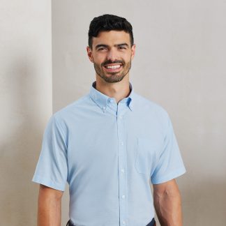 Signature Oxford short sleeve shirt in Black - North Print Workwear