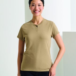 Women’s Cotton Rich‘Comis’ Tee in Black - North Print Workwear