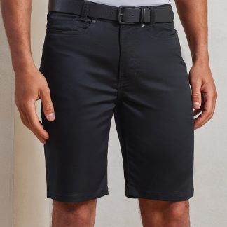 Performance chino shorts in Black - North Print Workwear
