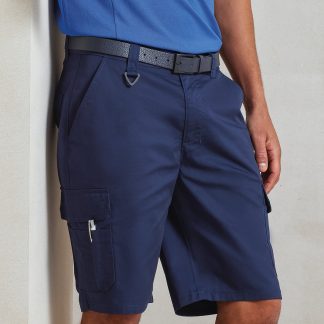 Workwear cargo shorts in Black - North Print Workwear