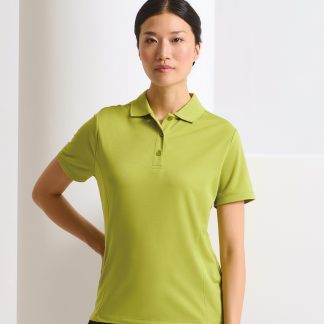 Women's Coolchecker® piqué polo in Aubergine - North Print Workwear