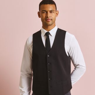 Lined polyester waistcoat in Black - North Print Workwear