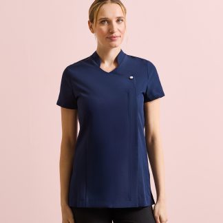 Blossom beauty and spa tunic in Black - North Print Workwear