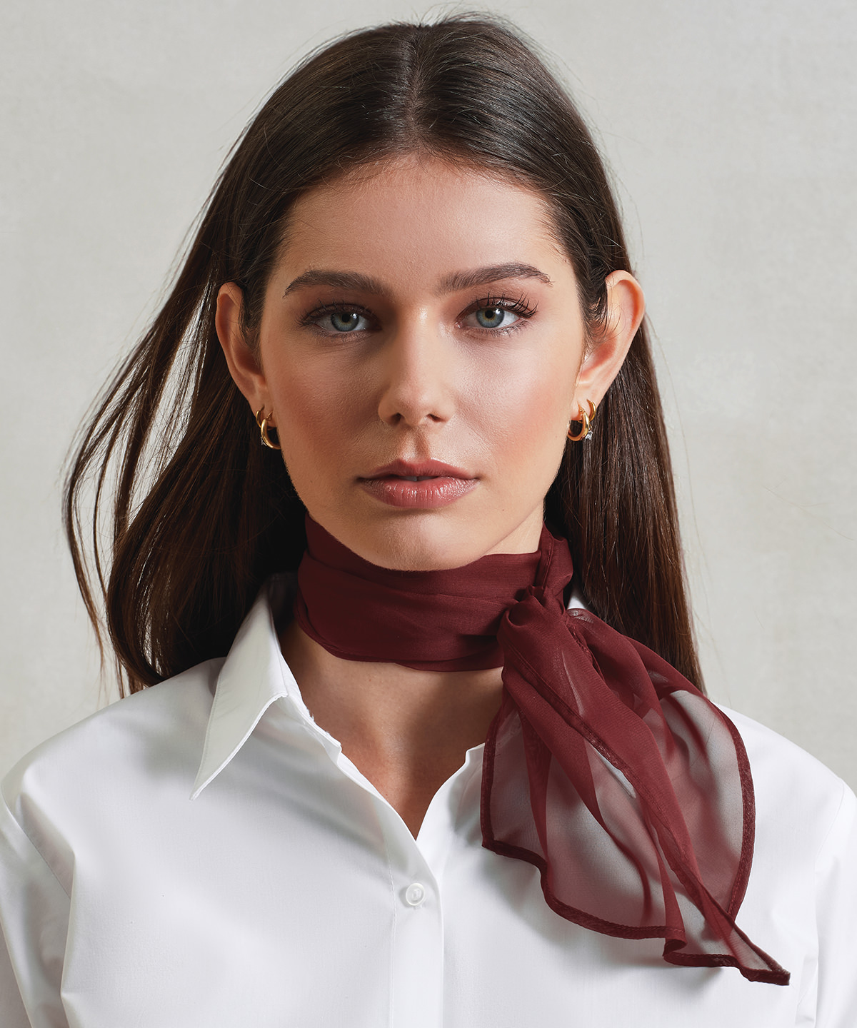 'Colours' Chiffon scarf in Apple - North Print Workwear