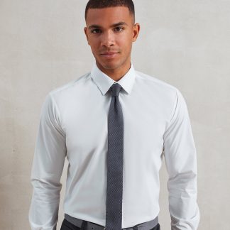 Slim knitted tie in Black - North Print Workwear