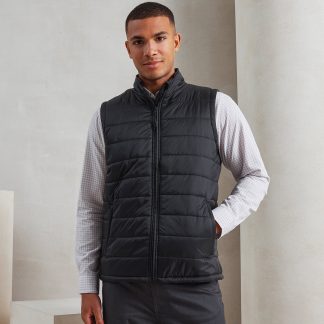 ‘Recyclight’ padded gilet in Black - North Print Workwear