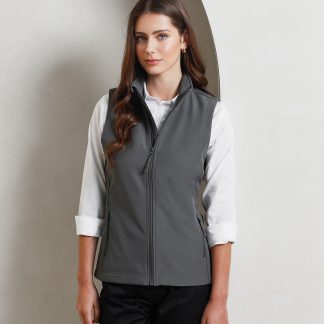 Women’s Windchecker® printable and recycled gilet in Black - North Print Workwear
