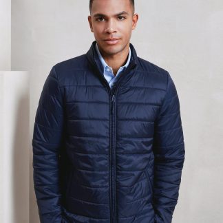 ‘Recyclight’ padded jacket in Black - North Print Workwear