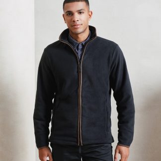 Artisan fleece jacket in Black/Black - North Print Workwear