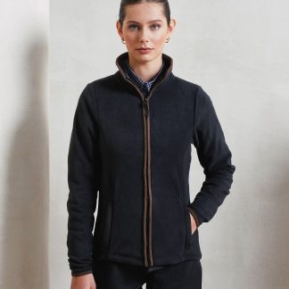 Women’s artisan fleece jacket in Black/Black - North Print Workwear