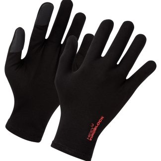 Touch gloves, powered by HeiQ Viroblock (one pair) in Black - North Print Workwear
