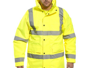 Hi-vis traffic jacket (S460) in yellow - North Print Workwear