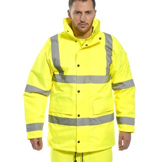 Hi-vis traffic jacket (S460) in yellow - North Print Workwear