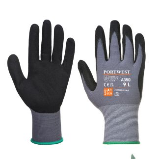 Dermiflex glove (A350) in Black - North Print Workwear