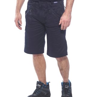 Action shorts (S889)  regular fit in Black - North Print Workwear