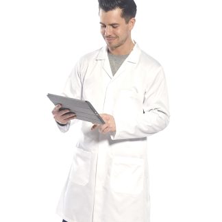 Lab coat (2852) in Black - North Print Workwear