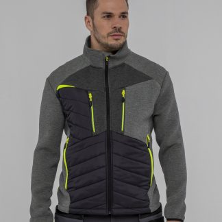 DX4 Hybrid Baffle jacket (DX471) in Metal Grey - North Print Workwear