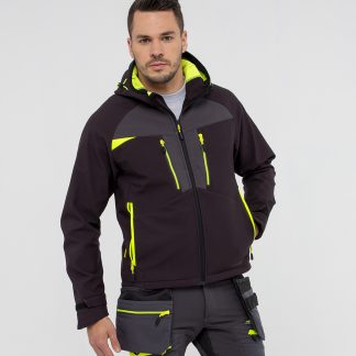 DX4 Softshell jacket (DX474) in Black - North Print Workwear