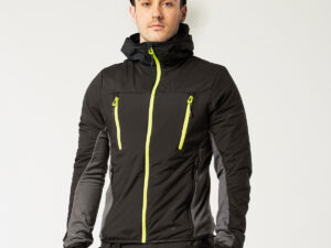 EV4 Insulated hybrid jacket (EV470) in Black - North Print Workwear