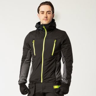 EV4 Insulated hybrid jacket (EV470) in Black - North Print Workwear