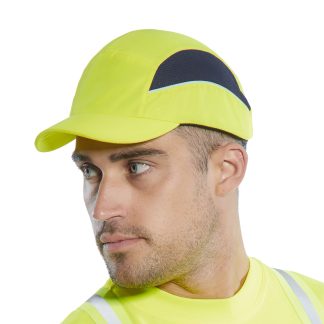 AirTech bump cap (PS59) in Hi Viz Yellow - North Print Workwear