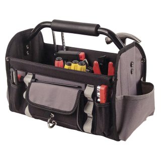 Open tool bag (TB2) in Black/Grey - North Print Workwear