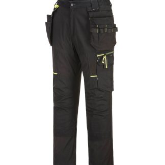 WX3 ECO stretch holster trousers (T706) active fit in Black - North Print Workwear