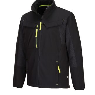 WX3 Eco Hybrid softshell jacket (2L) (T753) in Black - North Print Workwear