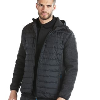 KX3 Hybrid baffle jacket (T832) in Grey Marl - North Print Workwear