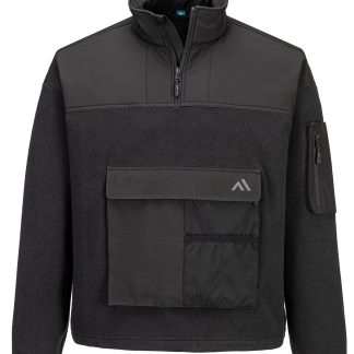 KX3 Sport ¼-zip fleece (KX378) in Black - North Print Workwear
