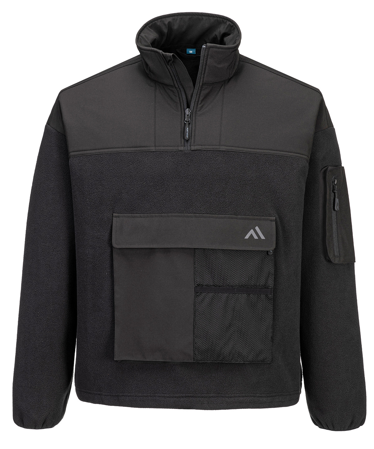 KX3 Sport ¼-zip fleece (KX378) in Black - North Print Workwear