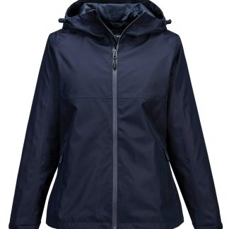 Women’s professional rain jacket (S614) in Black - North Print Workwear