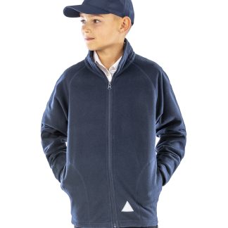 Core junior microfleece jacket in Black - North Print Workwear