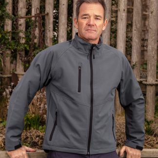 Baselayer softshell jacket in Black - North Print Workwear