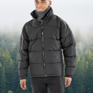 Holkham down-feel jacket in Black - North Print Workwear