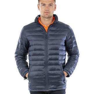 Ice bird padded jacket in Black - North Print Workwear