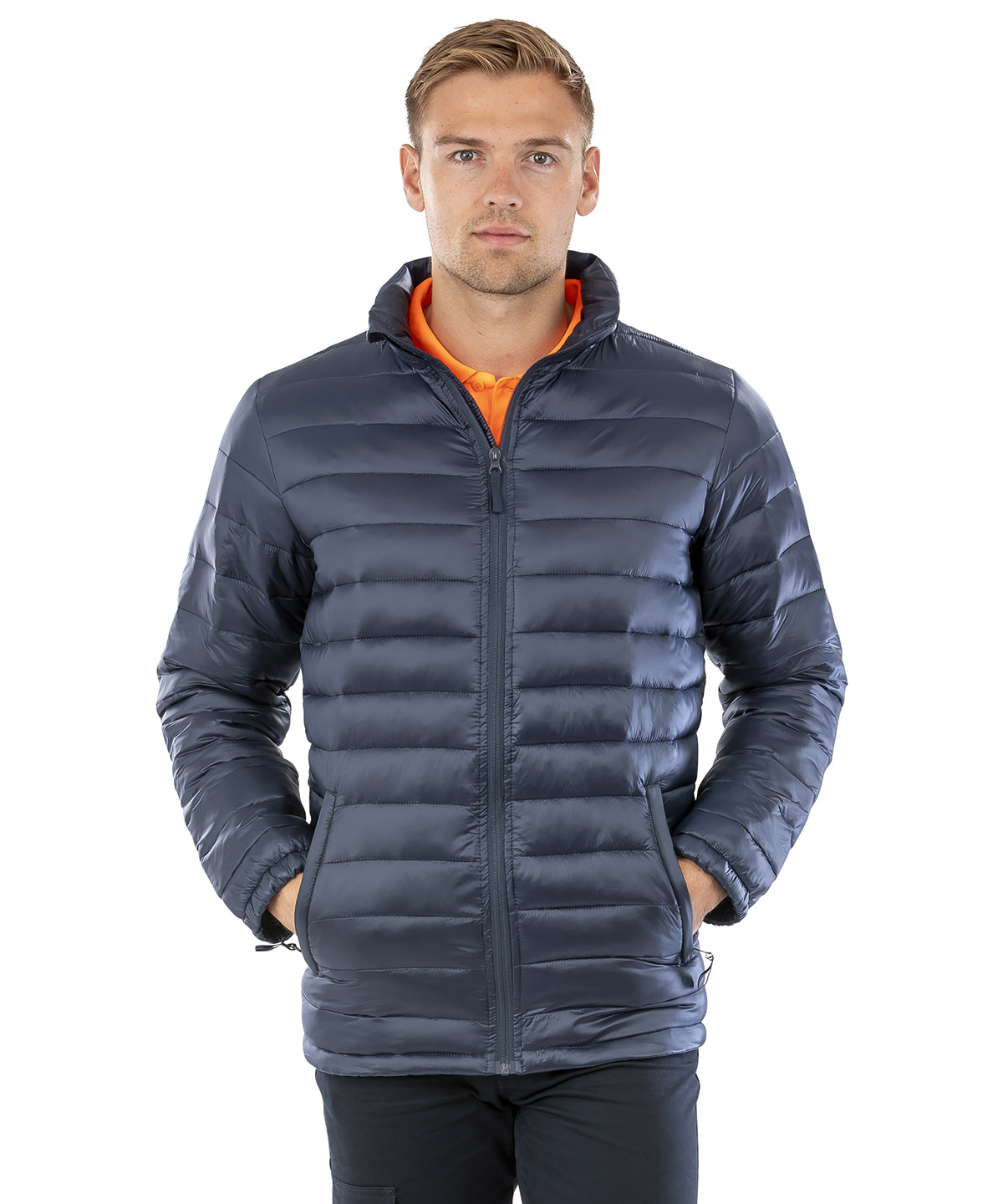 Ice bird padded jacket in Black - North Print Workwear