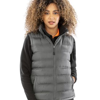 Women's ice bird padded gilet in Black - North Print Workwear