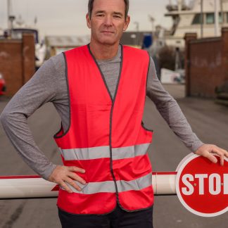 Core hi-vis vest in Black* - North Print Workwear