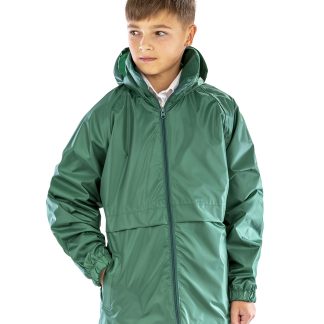 Core junior microfleece lined jacket in Black - North Print Workwear