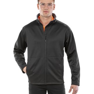 Core softshell jacket in Black - North Print Workwear