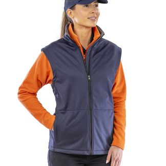 Core softshell bodywarmer in Black - North Print Workwear