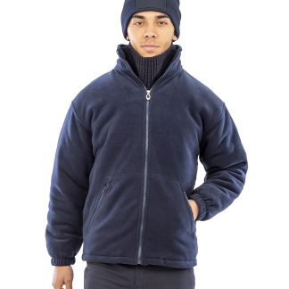 Core padded winter fleece in Black - North Print Workwear
