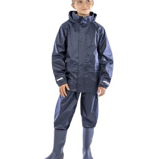 Core junior rain suit in Black - North Print Workwear