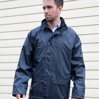 Core rain jacket in Black - North Print Workwear