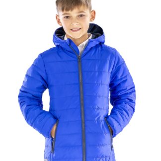Core junior soft padded jacket in Black - North Print Workwear